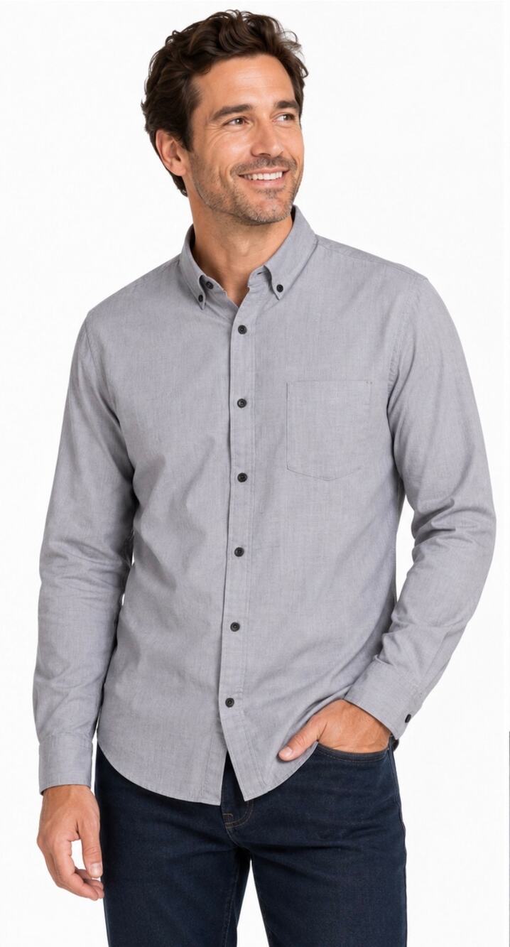 Vince Shirt Mens XL Blue Poplin Slim Fit Button Down Long Sleeve 100% Cotton